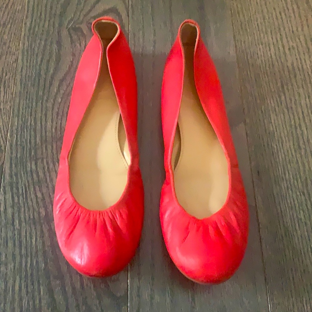 J. Crew size 9 leather flats
